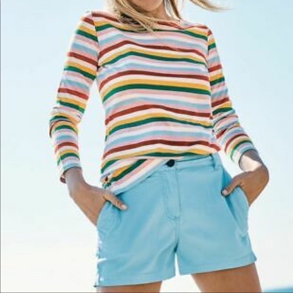 Boden Helena Blue Women’s Chino Shorts NEW size 2